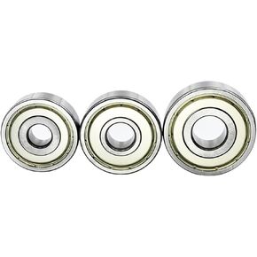 6300 6301 6302 2Z ZZ 6300Z 6301Z 6302Z Chrome Deep Groove Ball Bearings 2Pcs(6301 12x37x12mm) in Saudi Arabia