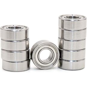 10PCS R-1760ZZ 6x17x6 Single Row Deep Groove Ball Bearings Double Shielded in Kuwait