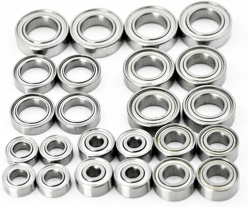 Ball Bearing 5x10x4mm 5x11x4mm 12x18x4mm Set 4Pcs(2x7x3mm) in Saudi Arabia