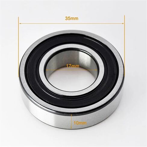 6003 2RS ZZ 17 * 35 * 10mm 6003RS 6003Z 2Z Chrome Steel Deep Groove Ball Bearings 10Pcs(6003 ZZ Premium) in Saudi Arabia