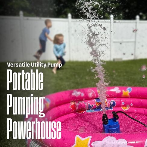Westinghouse - 1/4 HP Sump Pump Submersible Water Pump Thermoplastic Portable Utility Pump High Flow Water Removal for Swimming Pool Garden Pond Basement Window Wells in Saudi Arabia