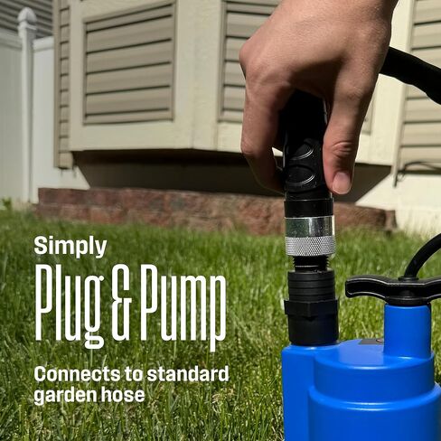 Westinghouse - 1/4 HP Sump Pump Submersible Water Pump Thermoplastic Portable Utility Pump High Flow Water Removal for Swimming Pool Garden Pond Basement Window Wells in Saudi Arabia