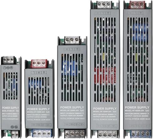 LED Transformer Power Supply DC 12V 24V 60W 120W 200W 300W 400W AC110-240V LED PSU لإضاءة شرائط LED (200 واط ، 24 فولت) in Saudi Arabia