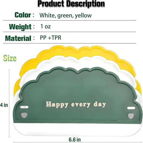 Squeegee Bathroom Glass Door Clasting Sclaper with Hanging Hook ، Silicone Mini Kitchen Countertop Squeegee ، مكشطة ممسحة الماء لأدوات تنظيف البلاط بالوعة (Cloud 3pcs) in Saudi Arabia