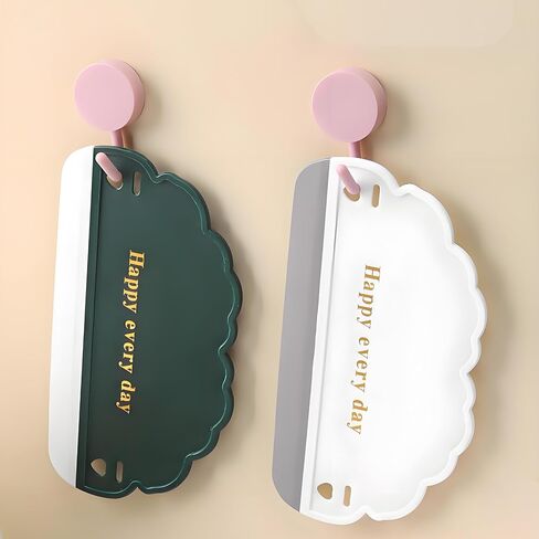 Squeegee Bathroom Glass Door Clasting Sclaper with Hanging Hook ، Silicone Mini Kitchen Countertop Squeegee ، مكشطة ممسحة الماء لأدوات تنظيف البلاط بالوعة (Cloud 3pcs) in Saudi Arabia