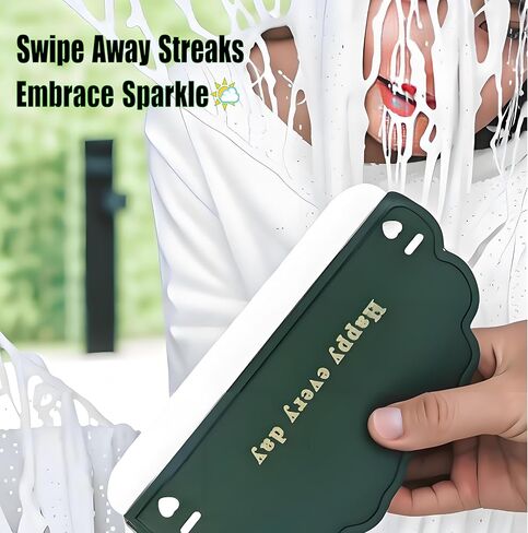 Squeegee Bathroom Glass Door Clasting Sclaper with Hanging Hook ، Silicone Mini Kitchen Countertop Squeegee ، مكشطة ممسحة الماء لأدوات تنظيف البلاط بالوعة (Cloud 3pcs) in Saudi Arabia