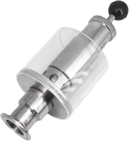 1.5 "TRI CLAMP 0.2-2.2 BAR قابلة للتعديل تخفيف الضغط المباشر صمام الأمان الصحية SUS304 مصنوعة من الفولاذ المقاوم للصدأ البيرة (FIT TUP in Saudi Arabia