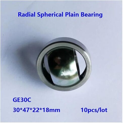 10pcs/lot ge30c ge30uk 30mm 30 × 47 × 22 × 18mm عمود شعاعي محمل كروي محمل مع تصاعد ذاتي 30 * 47 * 22 * ​​18 ملم in Kuwait