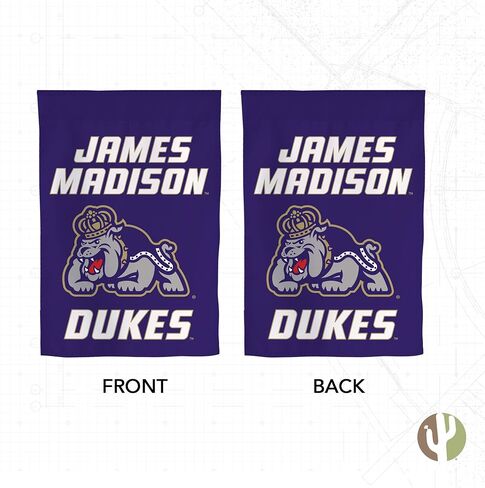 Desert Cactus James Madison University JMU Garden Flag – 19 x 12 inch James Madison Dukes Banner, For Outdoor Display and Events (Design A) in Saudi Arabia