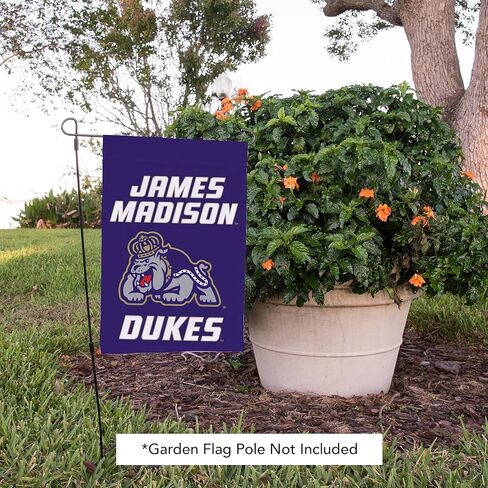Desert Cactus James Madison University JMU Garden Flag – 19 x 12 inch James Madison Dukes Banner, For Outdoor Display and Events (Design A) in Saudi Arabia