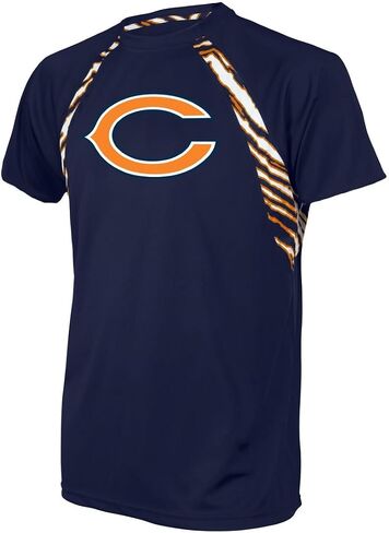 Zubaz ترخص رسميًا من NFL للرجال Askent Raglan ، Color Team Color in Saudi Arabia