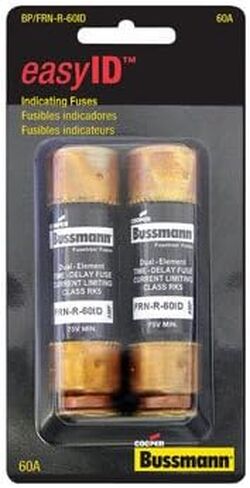 Bussman BP/FRN-R-60ID 60 AMP Easyid Duty Time Delay Vuse 2 COUNT in Saudi Arabia