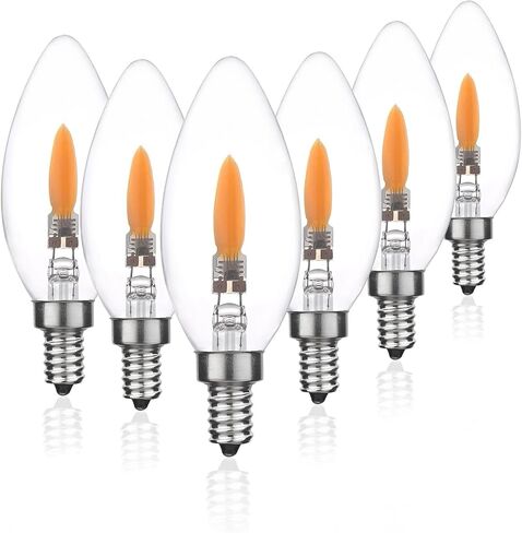 B10/B11 LED تأثير اللهب المصباح E12 النوع B شمعة شمعة مصابيح ضوء لقضاء العطل in Kuwait