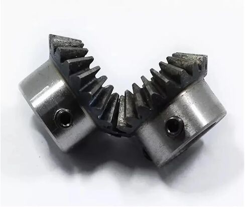 1pcs Bevel Gear 2M 20Teeth Inner Hole 8/10/12/14/15/16/17/18/19/20 Mm Gear 90 Degrees Meshing Angle Steel Gears Screw Hole M5(12mm) in Saudi Arabia