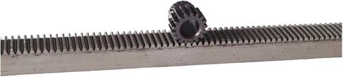 ترس محرك الصلب 1Mod رف تروس الصلب 10 * 10 * 500 مم + 1MOD 1MOD 15TEETH PINION 45 in Saudi Arabia