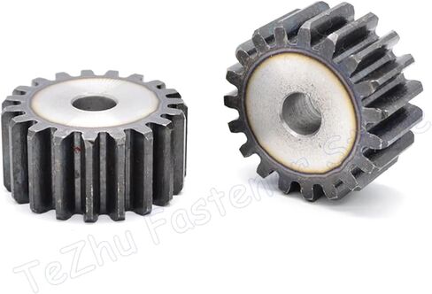 1pc Spur Gear 1.5M 12T-27T Metal Transmission Gear 45# Steel 1.5 Modulus 12 13 14 15 16 17 18 19 20 21 22 23 24 25 26 27 Teeth(1.5M - 19Teeth) in Saudi Arabia