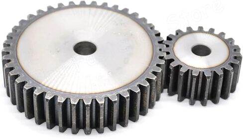 1pc Spur Gear 1.5M 12T-27T Metal Transmission Gear 45# Steel 1.5 Modulus 12 13 14 15 16 17 18 19 20 21 22 23 24 25 26 27 Teeth(1.5M - 19Teeth) in Saudi Arabia
