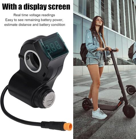 Electric Scooter Handle Switch Lock, 3 Pin Handlebar Switch Lock with 2 Keys Scooter Digital Display Ignition Lock for M5 Electric Scooter in Saudi Arabia