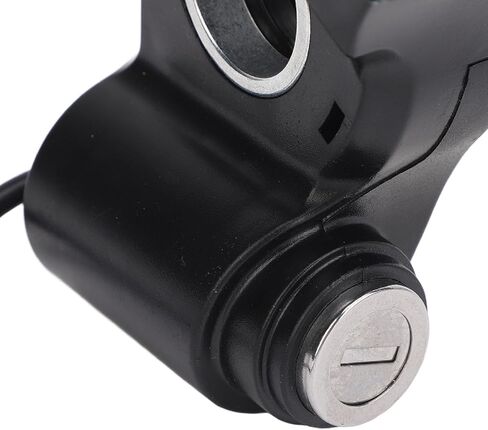 Electric Scooter Handle Switch Lock, 3 Pin Handlebar Switch Lock with 2 Keys Scooter Digital Display Ignition Lock for M5 Electric Scooter in Saudi Arabia