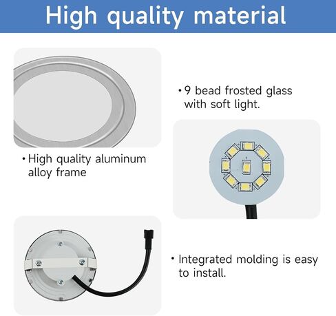 2 Pack Range Hood Lights with SM Socket DC 12V 1.5W 6500K Hole Closet Range Hood LED Light Recessed Stove Hood Light Bulb Replacement, SM Socket in Kuwait