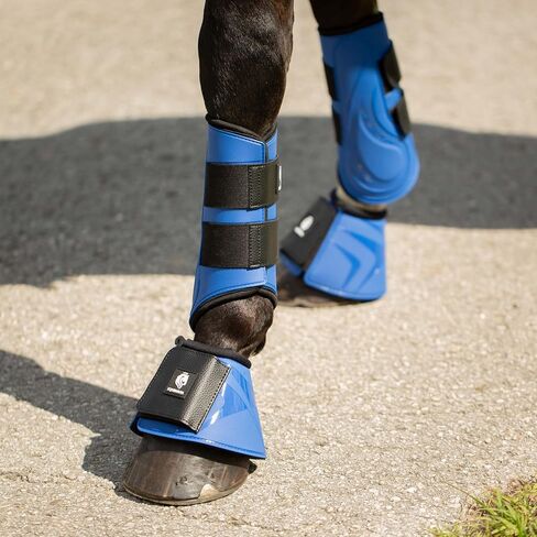 Equinavia Odin Flexi Overreach Boots - Black - XL in Saudi Arabia