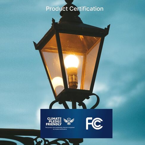 FLSNT Dusk to Dawn Outdoor Sensor A19 LED Edison Bulbs, 9W (60W Eqv.), 800LM,Vintage Filament E26 Base, Auto On/Off Photocell Automatic for Energy-Efficient Outdoor Lighting, 2700K Soft White, 4 Pack in Kuwait
