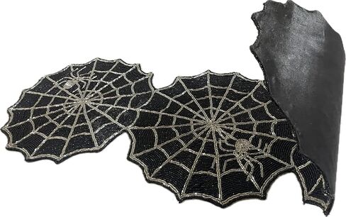 Spider Web Halloween Heat and Spot Resistant Durable Table Runner-Home Decor Mat for Halloween-Halloween Table Decor-Spooky Home Decoration-Cobwebs Decoration-Unique Spooky Decor-Haunted House Decor in Saudi Arabia