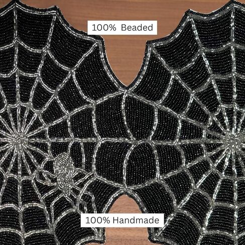 Spider Web Halloween Heat and Spot Resistant Durable Table Runner-Home Decor Mat for Halloween-Halloween Table Decor-Spooky Home Decoration-Cobwebs Decoration-Unique Spooky Decor-Haunted House Decor in Saudi Arabia