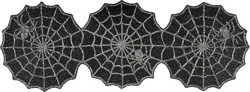 Spider Web Halloween Heat and Spot Resistant Durable Table Runner-Home Decor Mat for Halloween-Halloween Table Decor-Spooky Home Decoration-Cobwebs Decoration-Unique Spooky Decor-Haunted House Decor in Saudi Arabia
