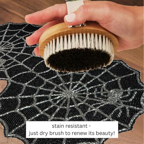Spider Web Halloween Heat and Spot Resistant Durable Table Runner-Home Decor Mat for Halloween-Halloween Table Decor-Spooky Home Decoration-Cobwebs Decoration-Unique Spooky Decor-Haunted House Decor in Saudi Arabia