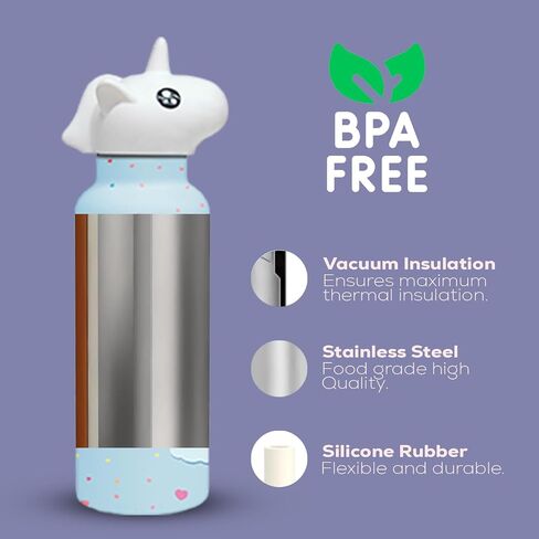 Meet the Strawberry Delight Water Bottle - Insulated with Strawberry Design for Enthusiasts - Stainless Steel Water Bottle with Leak Proof Design - 16oz in Saudi Arabia