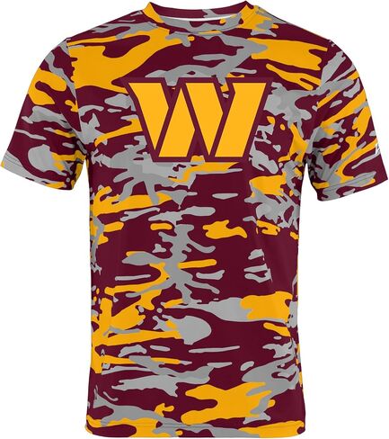 Zubaz NFL Teams Men's Short Sleeve Vibrant Team Colors Graphic T-Shirt (Small - 5XL) in Saudi Arabia