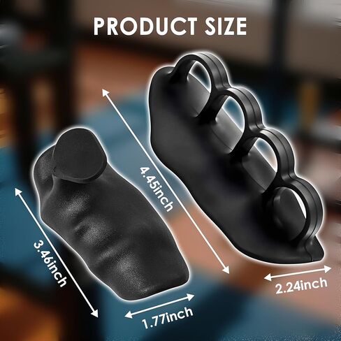Anti-Slip Workout Grips, 4Pcs Ergonomic Hand Protector for Men and Women, Portable & Breathable, Gym Workout Gloves Ideal for Weight Lifting, Dumbbell, Pull-Ups, Gym Training, with Storage Case in Kuwait