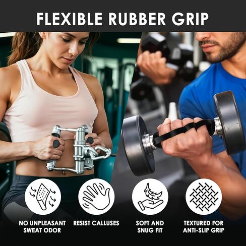 Anti-Slip Workout Grips, 4Pcs Ergonomic Hand Protector for Men and Women, Portable & Breathable, Gym Workout Gloves Ideal for Weight Lifting, Dumbbell, Pull-Ups, Gym Training, with Storage Case in Kuwait