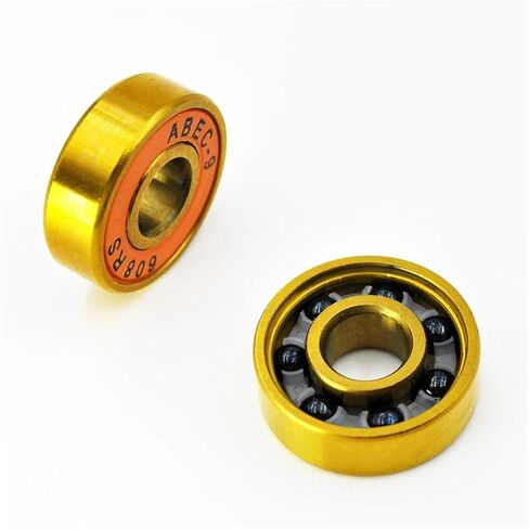 608 2RS Hybrid Black Ceramic Ball Bearing 8 * 22 * ​​7mm Roller Skate Skateboard 10pcs in Kuwait