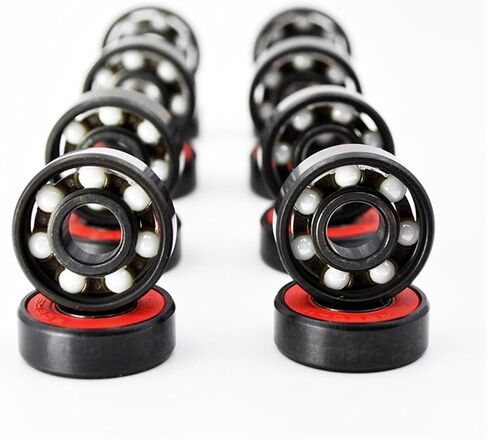 608 2RS Hybrid Ceramic Ball Bearing 8 * 22 * 7mm Roller Skate Skateboard Wheel Longboard 16Pcs in Saudi Arabia