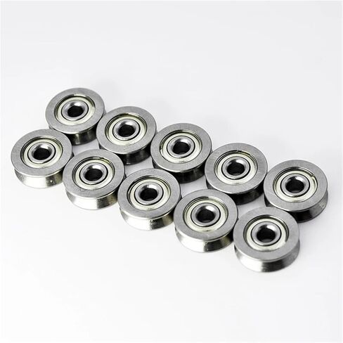 V623ZZ 3x12x4mm V Groove 623 Roller Wheel V623 Ball Bearings 10Pcs in Kuwait