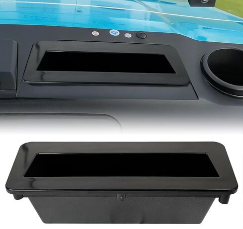 ABS Golf Cart Phone & Wallet Holder مع حفرة الصرف ، حامل كرة الجولف لتطور D5 Maverick و Ranger Models ، Evolution Golf Cart Excessories ، Black in Kuwait