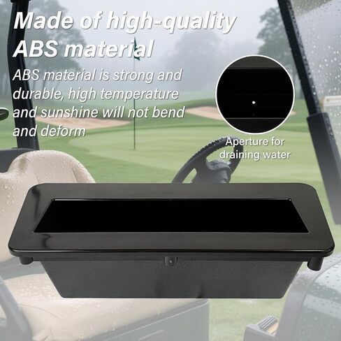 ABS Golf Cart Phone & Wallet Holder مع حفرة الصرف ، حامل كرة الجولف لتطور D5 Maverick و Ranger Models ، Evolution Golf Cart Excessories ، Black in Kuwait