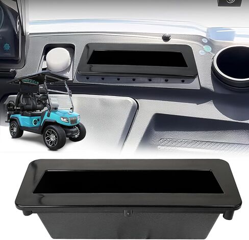 ABS Golf Cart Phone & Wallet Holder مع حفرة الصرف ، حامل كرة الجولف لتطور D5 Maverick و Ranger Models ، Evolution Golf Cart Excessories ، Black in Kuwait
