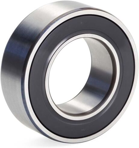 SKF 3205 A-2RS1 Double Row Ball Bearing, Converging Angle Design, 32° Contact Angle, ABEC 1 Precision, Double Sealed, Standard Cage, Normal Clearance, 25mm Bore, 52mm OD, 13/16" Width in Saudi Arabia
