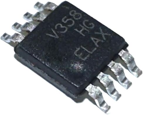 LMV358MMX LMV358MM LMV358 MSOP-8 شرائح 10pcs in Saudi Arabia
