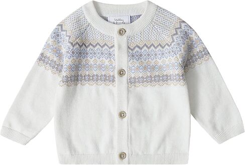 Stellou & friends 100% Cotton Cardigan Sweater for Boys & Girls Ages 0-6 Years in Saudi Arabia