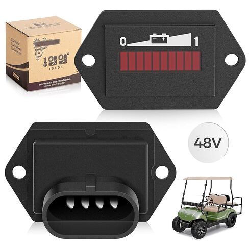 10L0L 48V Battery Meter, Golf Cart Battery Gauge State of Charge Mater for Yamaha G29 JW2-H351B-00 in Kuwait