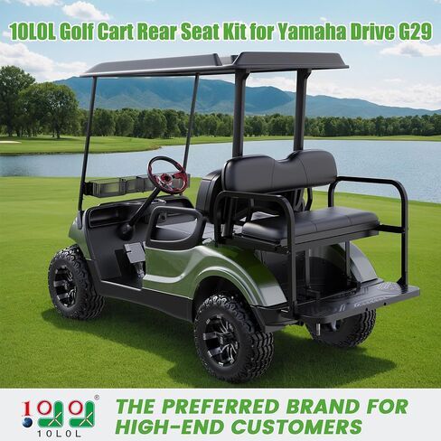 10L0L GOLF CART مجموعة مقعد قابلة للطي من أجل Yamaha G29 - مقاومة للأشعة فوق البنفسجية ودائمة in Kuwait
