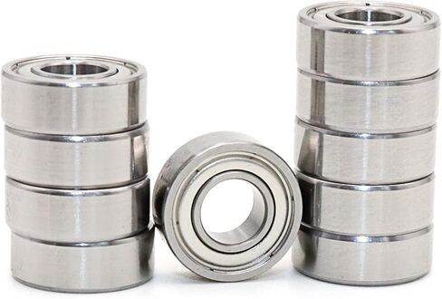 10PCS R-1760ZZ 6x17x6 Single Row Deep Groove Ball Bearings Double Shielded in Kuwait