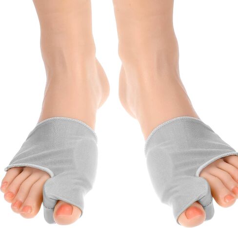 1 Pair Bunion Corrector Relief Sleeve Big Toe Separator Straighteners Breathable Bunion Correction Socks with Gel Pad Non-Slip Toe Spacer for Women Men Day Night Support Hallux Valgus Guard in Saudi Arabia