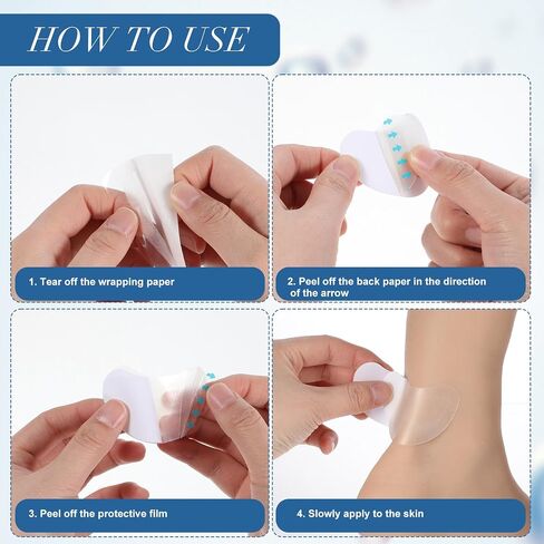 32 PCS GEL SLISTER BLASTERAGES VLAIRES ، ضمادة ضمادات الهيدروكولويد للضمادات النارية للقدمين ، ضمادة هيدروكولويد مقاومة للماء للأصابع ، أصابع القدم ، الوقاية من نفطة الكعب in Saudi Arabia