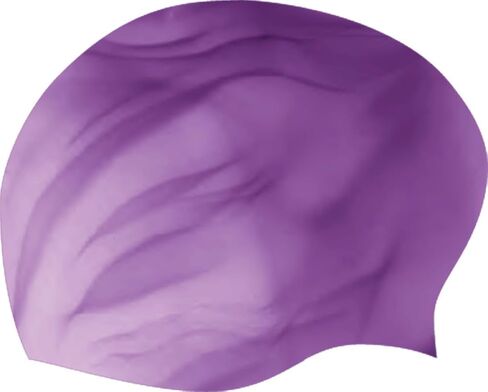 Nike Long Hair Silicone Cap ، Purple Vivid in Kuwait
