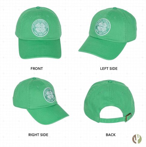 Desert Cactus Celtic FC Baseball Hat Scottish Bhoys Celts Football Football Brimmed Brimmed Servidered Hats Cap Capable Capal Close Comple (Style A1) Green in Saudi Arabia